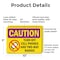 Signmission Radiation & Laser Sign, 7 in H x 10 in W, Plastic, Rectangle OS-2PACK-CR-P-710-L-10193 - alternate 2